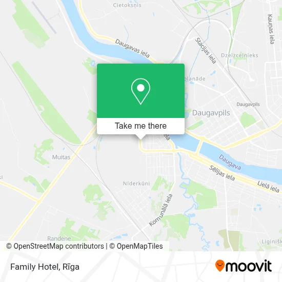 Family Hotel map