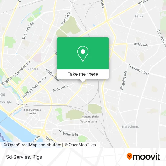 Sd-Serviss map
