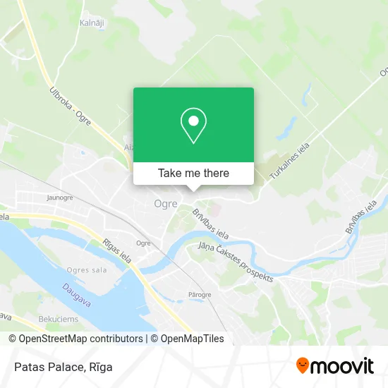 Patas Palace map
