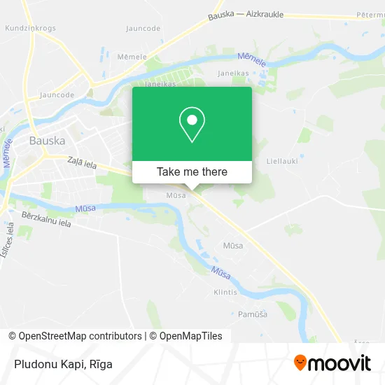 Pludonu Kapi map