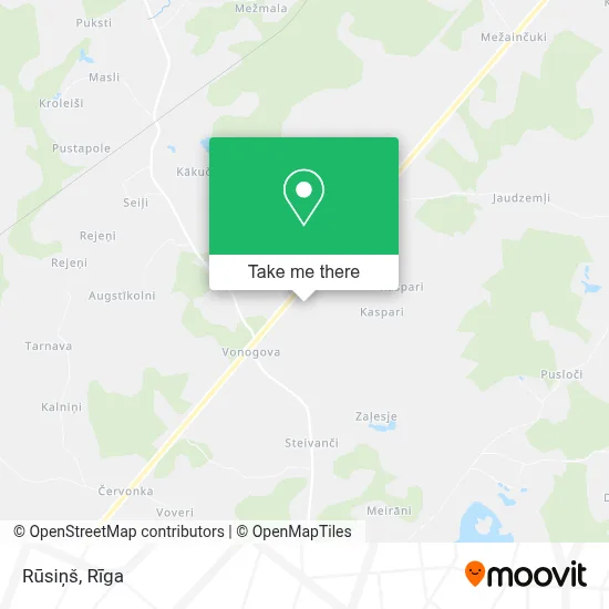 Rūsiņš map