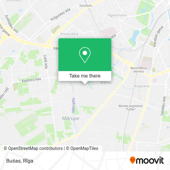 Bušas map