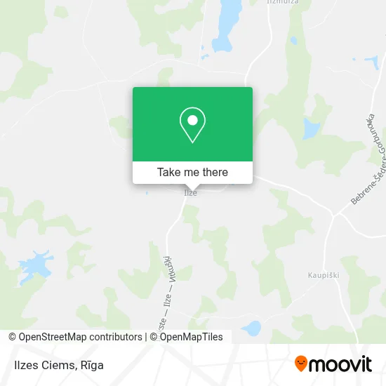 Ilzes Ciems map