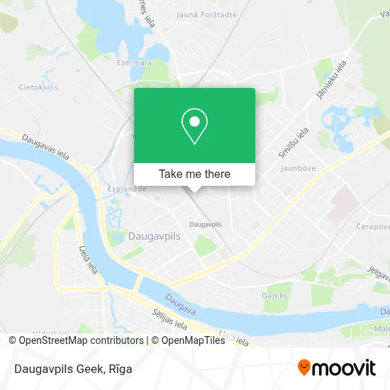 Daugavpils Geek map