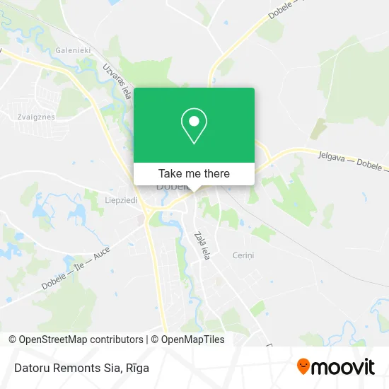 Datoru Remonts Sia map