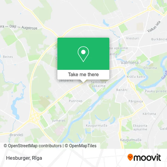 Hesburger map