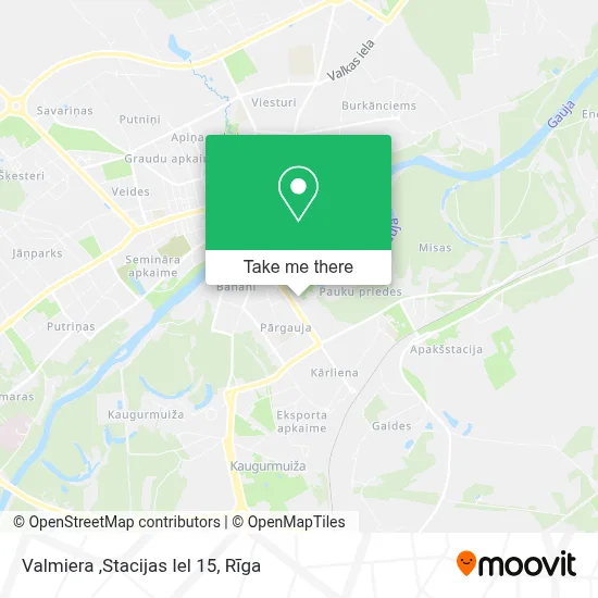 Valmiera ,Stacijas Iel 15 map