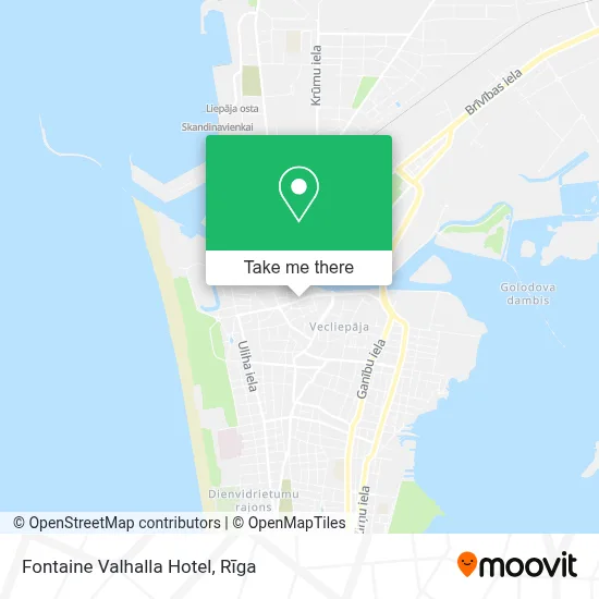 Fontaine Valhalla Hotel map
