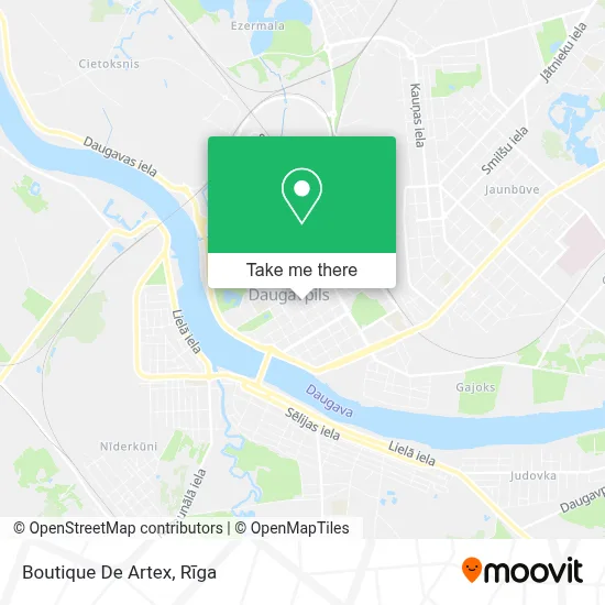 Boutique De Artex map