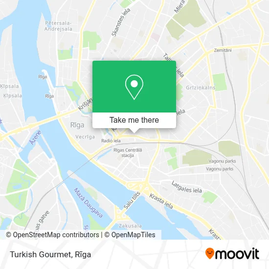 Turkish Gourmet map