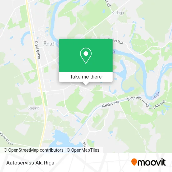 Autoserviss Ak map