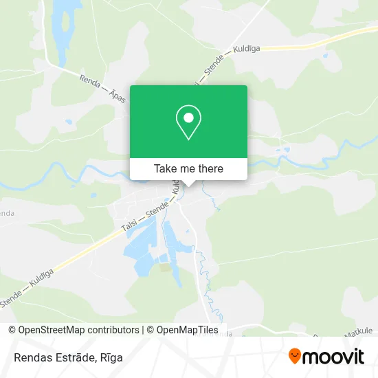 Rendas Estrāde map