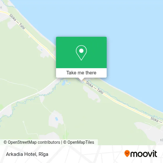 Hotel Arkadia map