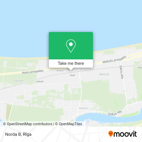 Norda B map