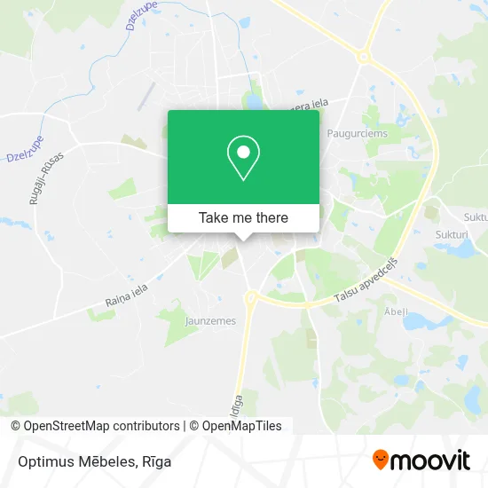 Optimus Mēbeles map
