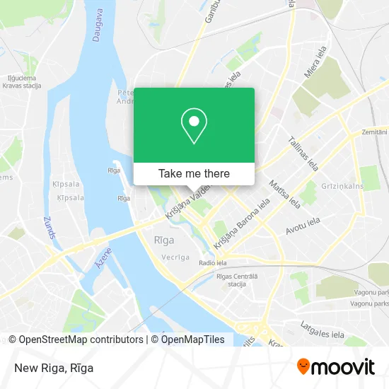 Novaya Riga map