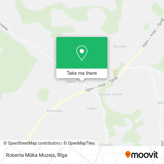 Roberta Mūka Muzejs map
