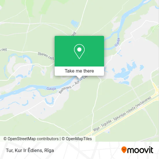 Tur, Kur Ir Ēdiens map