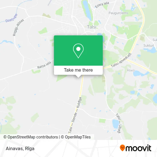 Ainavas map