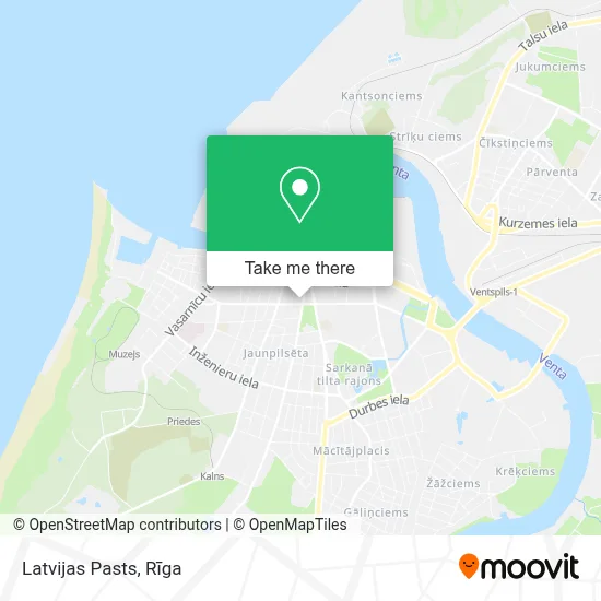 Latvijas Pasts map