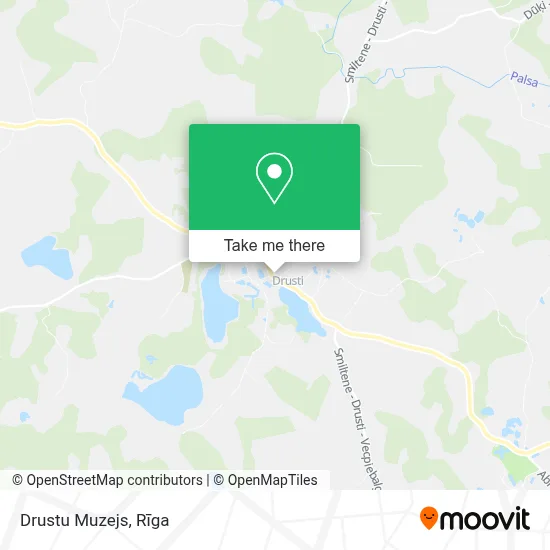 Drustu Muzejs map