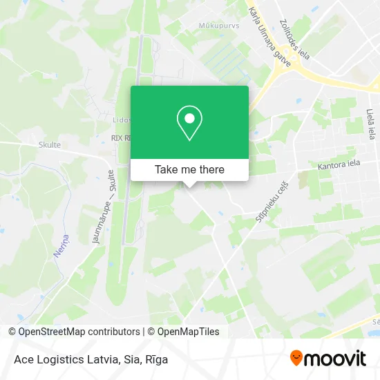 Ace Logistics Latvia, Sia map