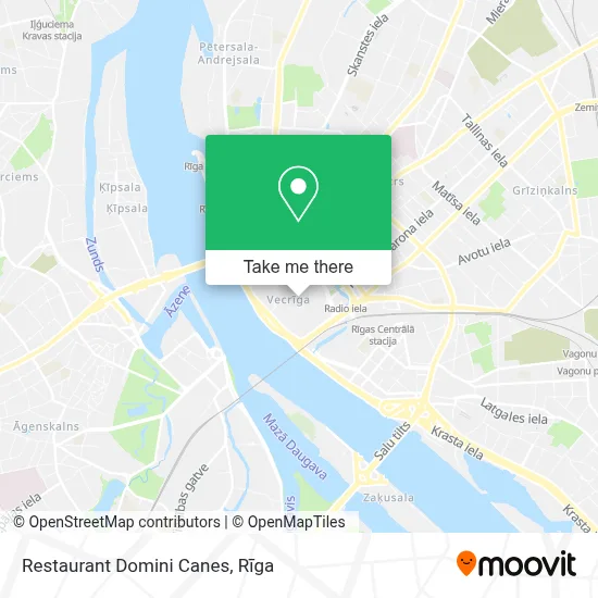 Restaurant Domini Canes map