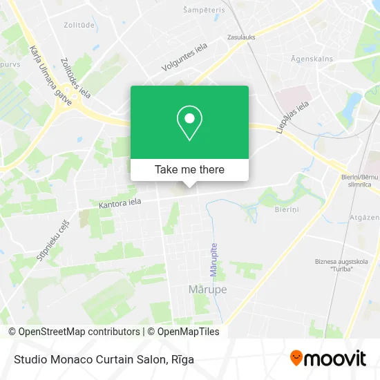 Studio Monaco Curtain Salon map