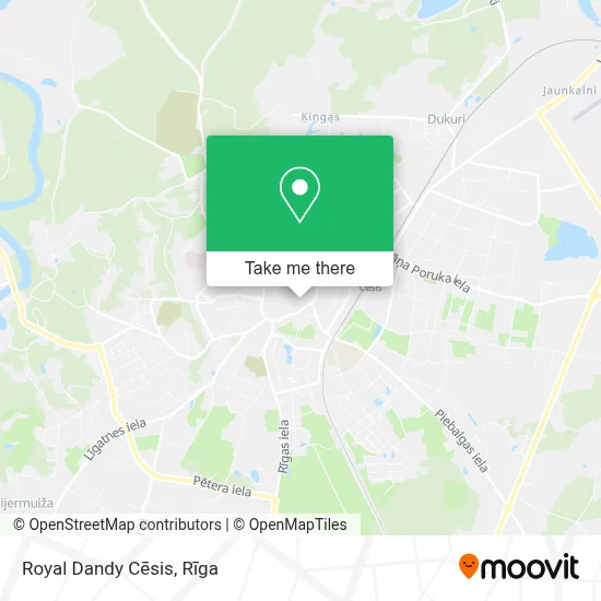 Royal Dandy Cēsis map