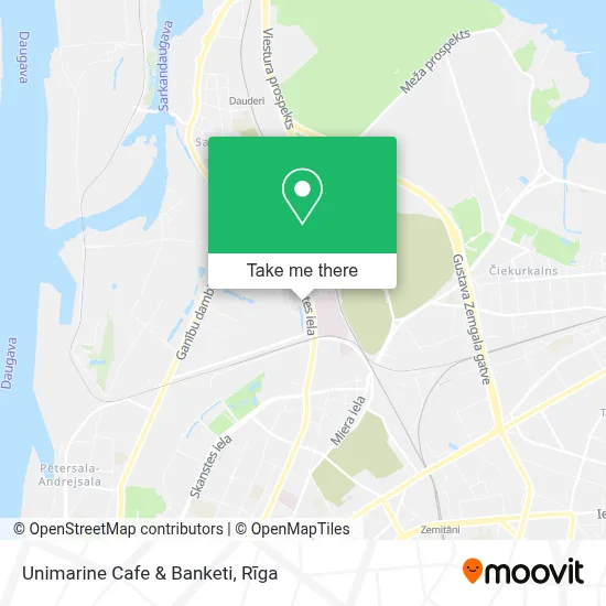 Unimarine Cafe & Banketi map
