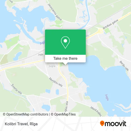 Kolibri Travel map