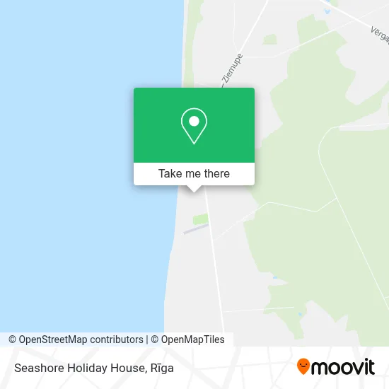 Seashore Holiday House map