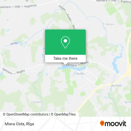 Miera Osta map