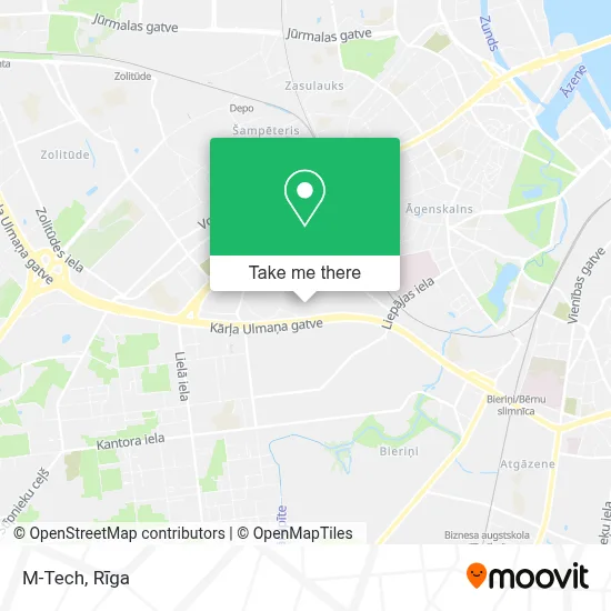 M-Tech map