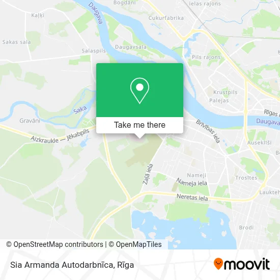 Sia Armanda Autodarbnīca map