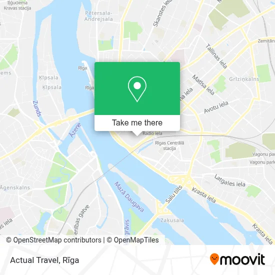 Actual Travel map