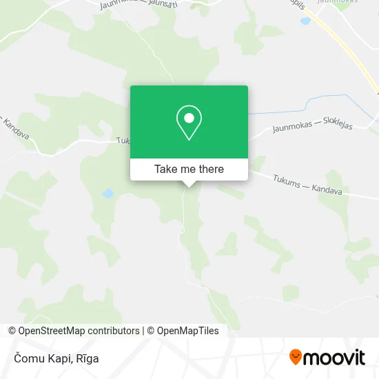 Čomu Kapi map