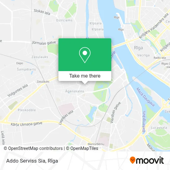 Addo Serviss Sia map