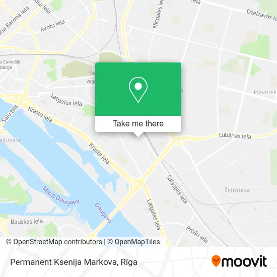 Permanent Ksenija Markova map