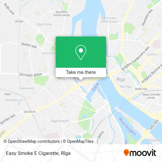 Easy Smoke E Cigarette map
