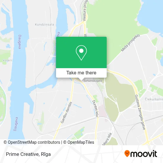 Prime Creative map