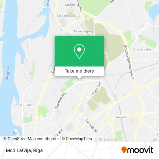Msd Latvija map