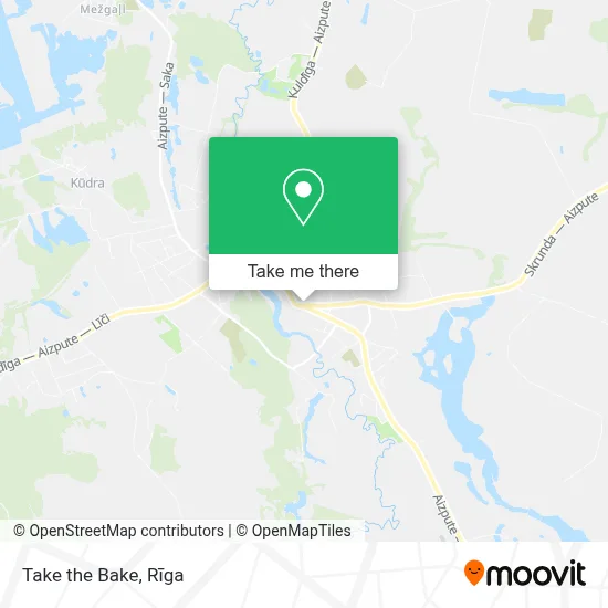 Take the Bake map