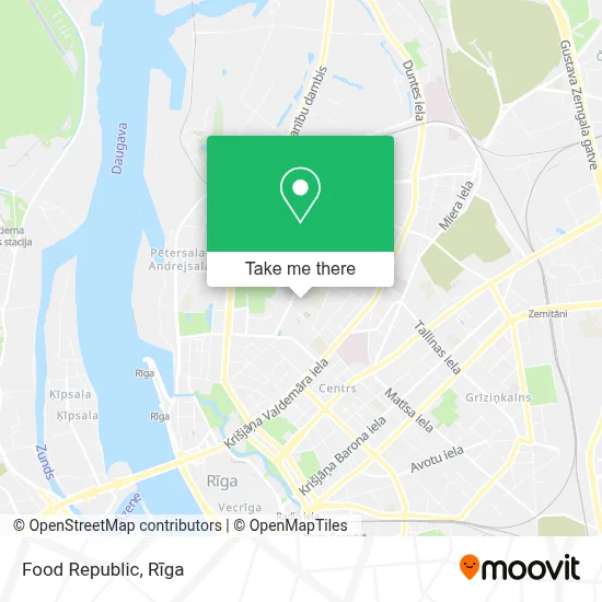Food Republic map