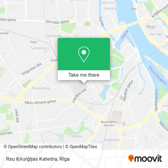 Rsu Ķirurģijas Katedra map