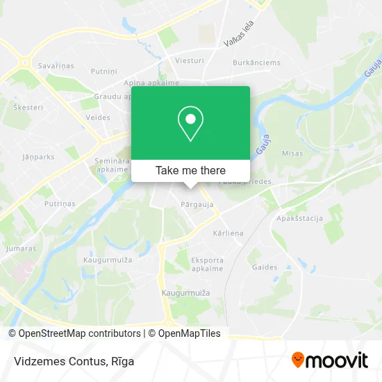 Vidzemes Contus map