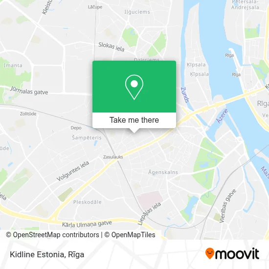 Kidline Estonia map