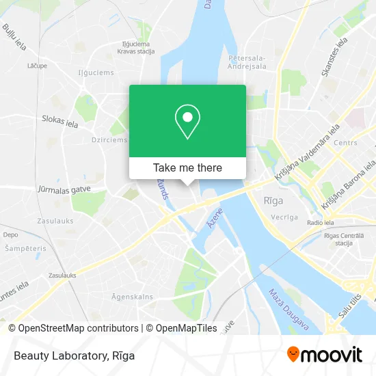 Beauty Laboratory map