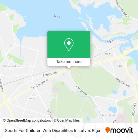 Sports For Children With Disabilities In Latvia map