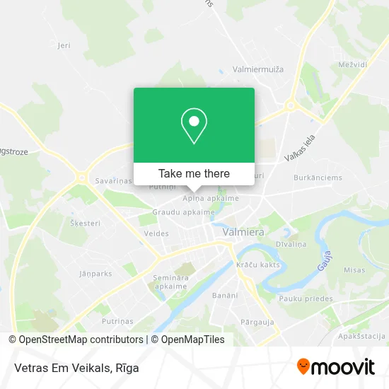 Vetras Em Veikals map